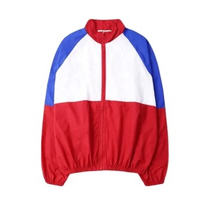 Veste coupe-vent de sport pour homme, design personnalisé avec logo, streetwear, veste de pluie en nylon, softshell imperméable, tissée, pour le sport en plein air, la course à pied - Product Image 6