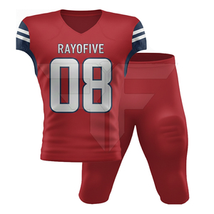 ชุดยูนิฟอร์มอเมริกันฟุตบอลสีพื้นหลากหลายสไตล์ ขาสั้น โพลีเอสเตอร์ 100% สำหรับผู้ใหญ่ ทั้งชายและหญิง พร้อมเทคโนโลยีซับลิเมชั่น แห้งเร็ว - Product Image 4