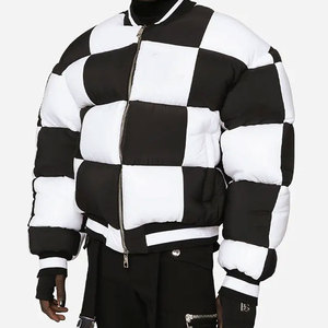 บริการ OEM แบบปรับแต่งได้ เสื้อแจ็คเก็ตพัฟเฟอร์ผู้ชายทรงปกติ ซิปกันลม ผ้า softshell หนานุ่ม คุณภาพสูง ระบายอากาศได้ดี สินค้ามาใหม่ - Product Image 3