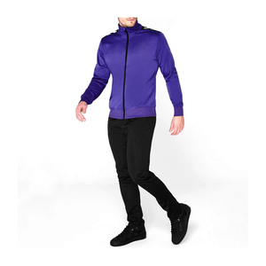 Trajes de jogging sólidos Unisex de tamaño personalizado de fabricación 2025, chándales con cremallera de alta calidad, estilo informal amigable para invierno 100% - Product Image 1