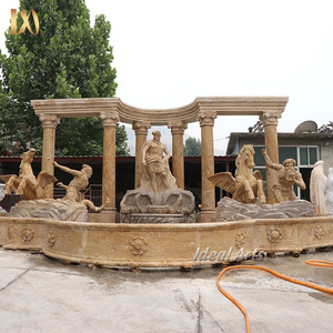 Fuente de <span class=keywords><strong>Trevi</strong></span> de mármol tallada a mano grande con estatuas clásicas para decoración de jardín y Plaza - Product Image 6