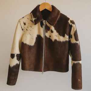 Nouvelle veste en cuir véritable pour femmes, en peau de vache, personnalisée, manteau en cuir de vache, veste de motard, veste universitaire pour femmes, pour hommes - Product Image 1