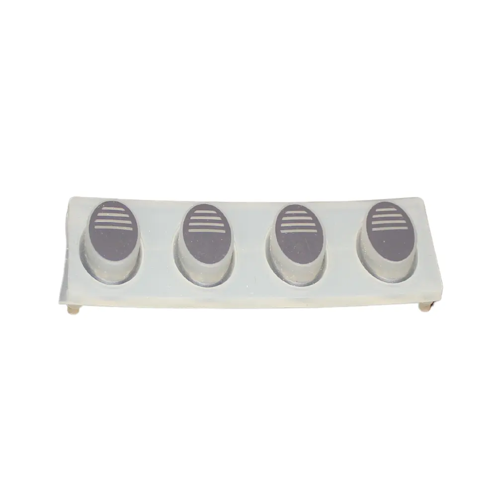 Nero conveniente resistenza alle alte temperature isolamento elettrico flessibile biocompatibile Silicone gomma tastiera a bottone