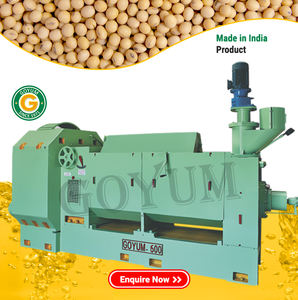 Venta caliente GOYUM 1250 Kg/h Máquina automática de prensa de aceite de soja Prensa en frío Componente de motor de núcleo de voltaje múltiple de alta productividad - Product Image 3