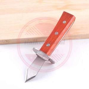 Couteau à huîtres professionnel à manche en bois à poignée antidérapante | Couteaux à huîtres professionnels en acier inoxydable - Product Image 4