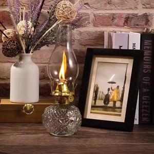 H.M.A Handicrafts White and Bronze <b>Oil</b> Lantern Decorative Metal <b>Lamp</b> for Beach Style Home and Event Decor - Product Image 4