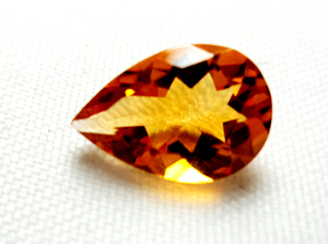 Venta caliente Natural naranja citrino forma de pera corte facetado citrino piedra preciosa suelta DIY fabricación joyería piedra citrino de alta calidad - Product Image 5