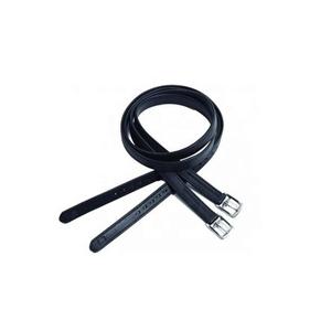 Équipement d'équitation professionnel pour le dressage des chevaux, étriers noirs durables et confortables pour l'entraînement et la compétition - Product Image 1