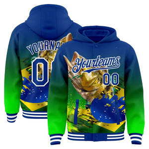 Nouveau dernier design sweat à capuche de sport sur mesure sport de haute qualité sport 100% polyester pleine sublimation vert bleu sweat à capuche imprimé - Product Image 1