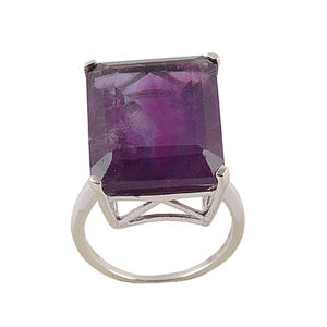 Anillo de boda de piedras preciosas de cuarzo limón de Plata de Ley 925 clásico personalizado Ajuste de bisel de diseño bonito y elegante para regalo de fiesta de moda - Product Image 3