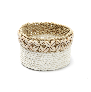 ชุดตะกร้าหญ้าทะเลสานมือ3ชิ้น2023มาใหม่ตะกร้าเปลือกหอยหญ้าทะเลของตกแต่งเฟอร์นิเจอร์บ้าน - Product Image 6