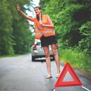 Gilet réfléchissant haute visibilité avec autocollants promotionnels et lumières VISIBLE pour la sécurité et la promotion - Product Image 2