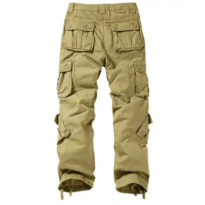 Men’s <b>Cargo</b> Pants Waterproof Outdoor <b>Work</b> <b>Cargo</b> Pants Multi Pocket <b>Cargo</b> Pants Style Mid Waist Button - Product Image 2