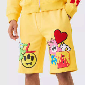 Shorts pour hommes de haute qualité, nouvelle arrivée, taille haute, sortie d'usine, avec logo imprimé en relief - Product Image 1