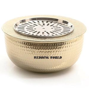 Fournisseur de métal Dallah Heater Premium Quality Handmade Dua Heater Classic Stylish Hot Selling Luxury New Metal Teapot Heater - Product Image 2