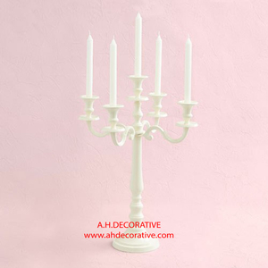 Candelabros de 5 brazos de oro de alta calidad para decoración Venta caliente candelabros de Metal antiguo decorativos hechos a mano de alta calidad - Product Image 2