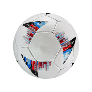 Ballon de football d'entraînement en cuir PU cousu à la machine de taille standard professionnelle en gros, logo personnalisé, poids officiel - Product Image 4