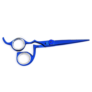 Tijeras de peluquero de acero inoxidable de alta calidad profesional, tijeras de corte de pelo de goma con punta afilada con suministro de belleza de estilo único - Product Image 2