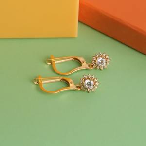 Boho สไตล์925เงินสเตอร์ลิงสีขาวบุษราคัมเครื่องประดับต่างหูเงินทำด้วยมือเครื่องประดับสำหรับผู้หญิงของขวัญแต่งงาน - Product Image 5