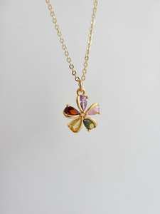 Collar de Plata 925 con Circonitas en Forma de Rosa, Estilo Vintage, Bonito Collar con Dije, Regalo para Ella - Product Image 2