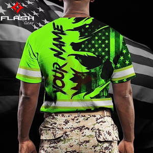 Camisa de Seguridad Reflectante de Alta Visibilidad ANSI Clase 1, Impermeable, para Hombre y Mujer, Impresión por Sublimación, Personalizable, Ropa de Trabajo para Exteriores - Product Image 5