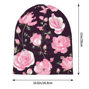 Gorros de jacquard elegantes con servicio OEM, gorros de tela de lana con logotipo personalizado, gorros informales de ajuste regular para invierno, gorros - Product Image 5