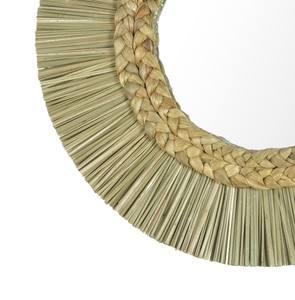 Vietrustic ธรรมชาติสไตล์ Boho กระจกจากหญ้าทะเลสานตกแต่งผนังเฟอร์นิเจอร์ครัวเรือนสำหรับห้องนั่งเล่น - Product Image 3