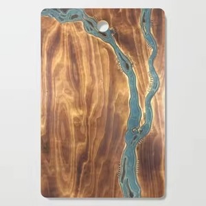 Planche à découper imprimée personnalisée en bois à la mode conçue pour ajouter du style de personnalité et de la fonctionnalité aux cuisines modernes - Product Image 6