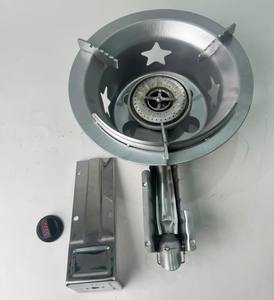 Composants de gaz industriels de qualité supérieure pour une utilisation en extérieur en camping-car, plaque de cuisson commerciale en acier inoxydable massif, efficacité énergétique électrique/batterie - Product Image 1