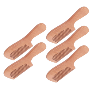 หวีซี่ห่างจากไม้ไผ่เป็นมิตรกับสิ่งแวดล้อม4ชิ้นแปรงเลเซอร์แฟชั่นสำหรับร้านเสริมสวย - Product Image 4