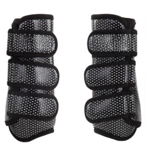 Bottes de brossage pour chevaux de protection, fabrication sur mesure au Pakistan, rembourrage absorbant les chocs, soutien complet des tendons et des jarrets, durables et confortables - Product Image 5