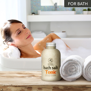 Aromatika Tónico Natural de Sal Marina para Baño 600g con Aceites Tonificantes y Energéticos de Naranja y Limoncillo - Product Image 5