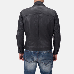 Vestes en cuir véritable durables et élégantes pour hommes et femmes, vêtements d'extérieur décontractés d'hiver, col montant, moto et motard, imperméables et respirants - Product Image 2