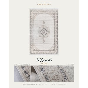 Wholesale Polypropylene & polyester Area Rug NAZENDE NZ006 Beige Machine Made <b>Turkish</b> <b>Carpet</b> for Living Room Hotel Project - Product Image 2