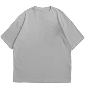 เสื้อยืดคอกลมผ้าคอตตอนสำหรับผู้ชายเสื้อ100% น้ำหนักเบาออกแบบได้ตามต้องการโลโก้และไซส์ - Product Image 1