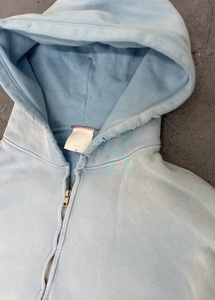 Custom Manufacturer Oversized <b>Women's</b> Acid Wash Zipper Hoodies Embroidered Zipper Cropped Hoodie <b>Women</b> Piece For Cool <b>Weather</b> - Product Image 4