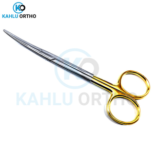 KAHLU Orthopedic 13 cm Curved Surgical Scissors New Arrival Stainless Steel Manual Power Source <b>Used</b> in Hospital Medical Surgery - Product Image 3