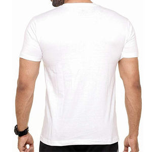 Wholesale Cheap Bulk Plain White T <b>Shirts</b> <b>Men</b> High Quality Short Sleeve 100% Combed Cotton <b>Fancy</b> Blank Tshirts - Product Image 3