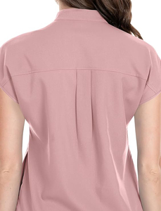 Scrubs médicaux personnalisés unisexe toile extensible dans les 4 sens uniformes hospitaliers à la mode ensembles uniformes d'infirmière OEM uniformes hospitaliers - Product Image 5