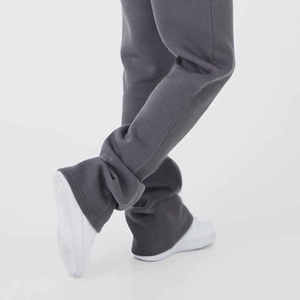 Survêtements Hip Hop surdimensionnés Logo personnalisé imprimé léger respirant 100% coton tissu hiver ensembles de gros - Product Image 4