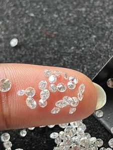 Prix par carat en gros 0.03 à 0.05 carats diamant cultivé en laboratoire lâche CVD diamant couleur blanche DEF VVS - Product Image 3