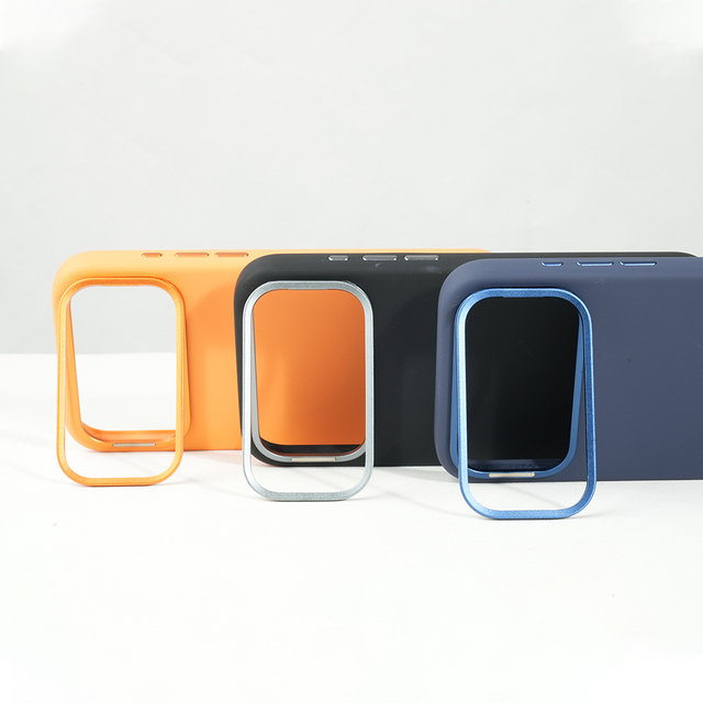 Liquid Silicone Rubber Cover Photo Frame with Stand Case Mobile Phone Cases for iphone 17 Pro 16 Phone case Phone Accessories