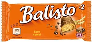 Balisto Chocolate bars | Grain mix, orange | 20 bars in a <b>box</b> (20 x 37 g) - Product Image 2