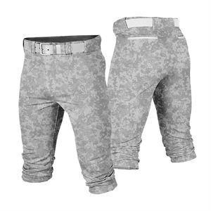 Short en jersey de baseball respirant sur mesure pour hommes et pantalon uni grande taille vêtements de sport en gros - Product Image 4