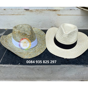 Sombrero de Paja Hecho a Mano de Alta Calidad de Vietnam, Ideal para la Playa, Viajes y Exportación al Mercado Global - Caryln - Product Image 1