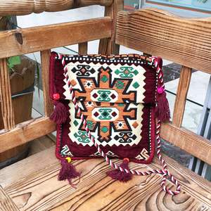 Sacoche de selle à motifs Anatolian Oriental authentique Pergamon bordeaux - Product Image 6