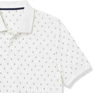 Hombres de moda para la camisa de polo con el ajuste de contraste Patrón sólido Algodón Hecho Diseño Precio razonable - Product Image 5