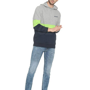 Pulls à capuche personnalisés pour hommes Derniers modèles Style décontracté Motif solide Teint uni Vêtements d'hiver surdimensionnés avec col à capuche - Product Image 4