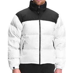 Custom Printed Logo <b>Men's</b> Winter Street Wear <b>Long</b> Hooded Puffy Canvas Jacket with Detachable Hat <b>Coat</b> - Product Image 1