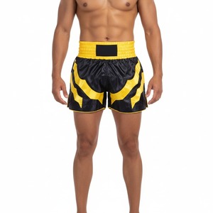 กางเกงขาสั้นตาข่ายผ้าโพลีเอสเตอร์สำหรับมวยไทยกางเกงมวย MMA สำหรับศิลปะการต่อสู้กางเกงมวยสำหรับเด็กมวยไทยกางเกงขาสั้นแบบไทยสำหรับฤดูหนาว - Product Image 2